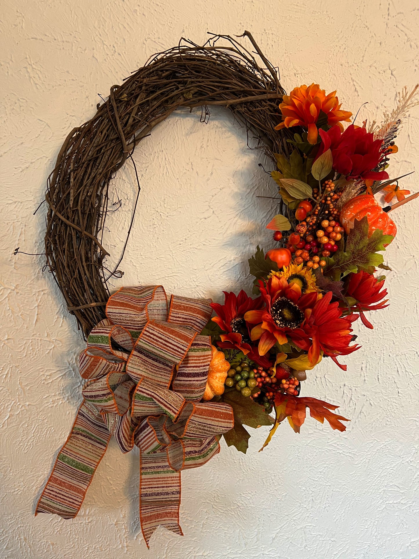 Fall Grapevine Wreath