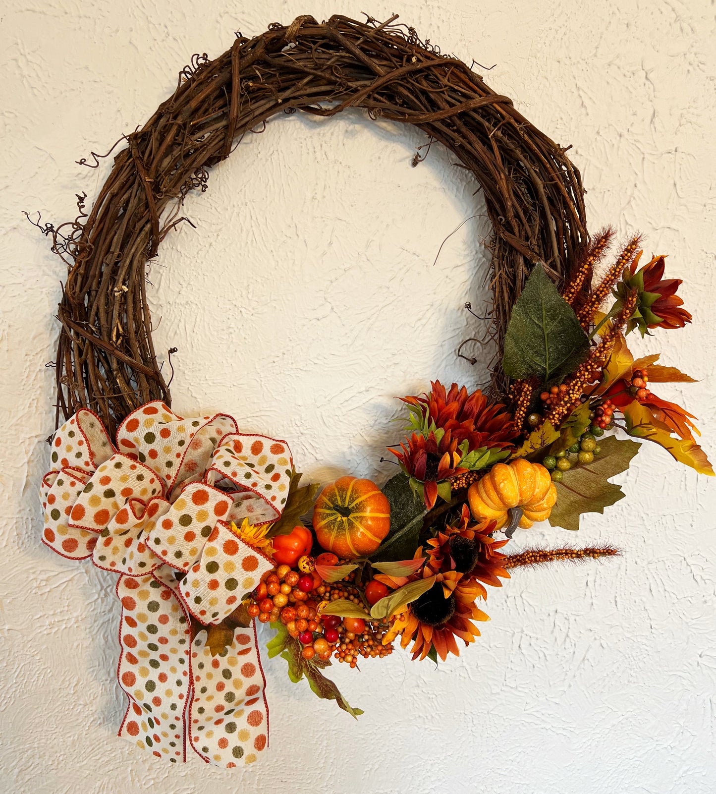 Fall Grapevine Wreath